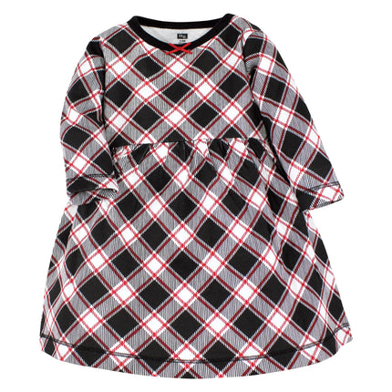Hudson Baby Baby Girls' Cotton Dresses, Winter Bear, 6-9 Months