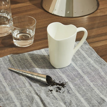 Alessi to Mug in Bone China,Silver