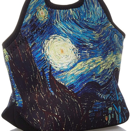 Wrapables A70825c Insulated Neoprene Reusable Lunch Bags, One Size, Starry Night