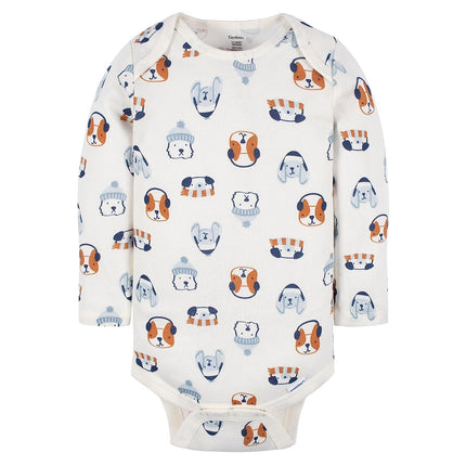 Gerber Baby Boys' 6-Pack Long-Sleeve Onesies Bodysuit, Galaxy Adventure, 0-3 Months