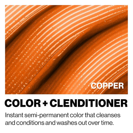 Acondicionador con color Keracolor Clenditioner Colorwash, cobre, 12 oz fl.