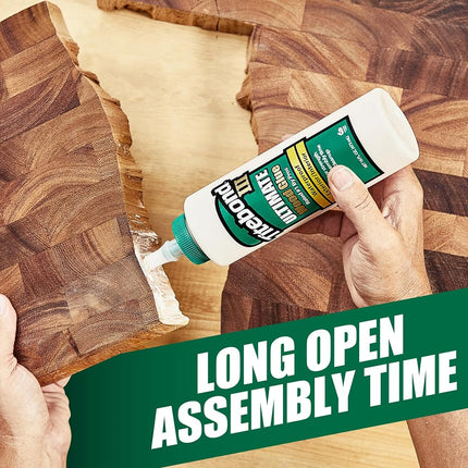 Titebond 1412 Ultimate Indoor Outdoor Wood Glue Waterproof 4oz, Brown