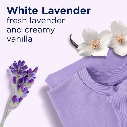 Downy Light Laundry Scent Booster Beads for Washer, White Lavender, 12.2 oz, with No Heavy Perfumes