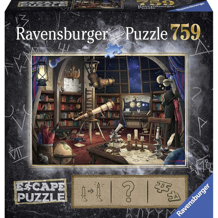 Ravensburger Space Observatory Escape Room Mystery Jigsaw Puzzlefor Adults and Kids Age 12 Years Up - 759 Pieces