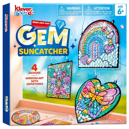 Klever Kits Window Art Making Kits Suncatcher 4Pcs