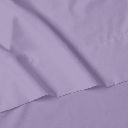 Elegant Comfort Coziest Bedding Set, All Around Elastic Fitted Sheet, Deep Pocket up to 16inch, Microfiber, Lavender, California King