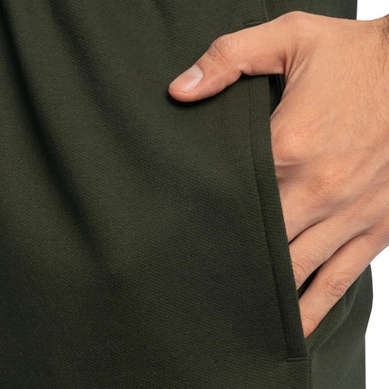 Fruit of The Loom Eversoft Fleece Elastic Bottom Sweatpants with Pockets, Relaxed Fit, Moisture Wicking, Breathable, Duffle Bag Green, XL