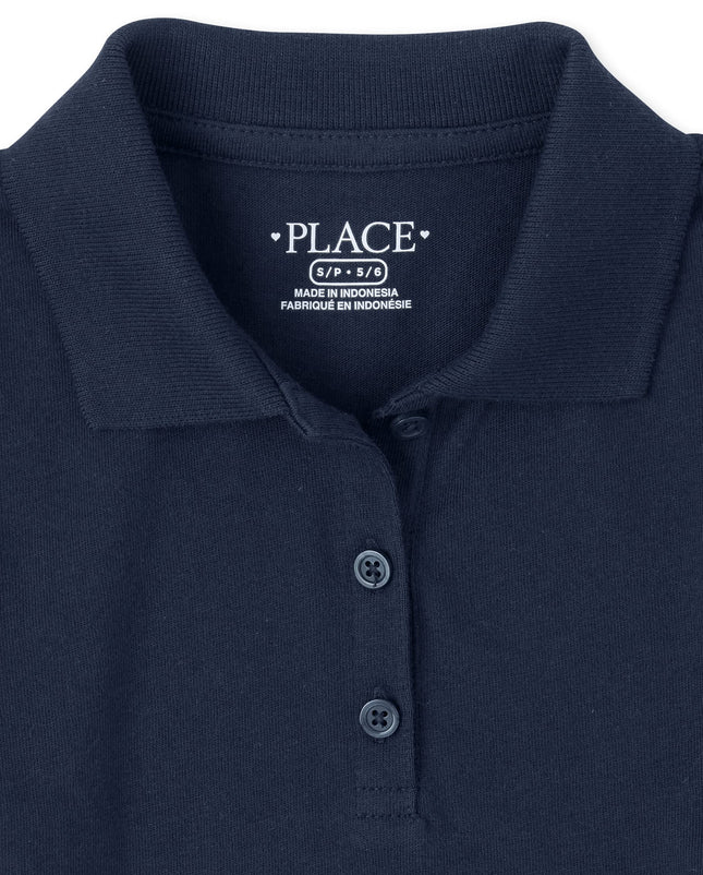 Paquete de 2 polos de punto de jersey suave de manga corta para niñas The Children's Place, Tidal, talla XS