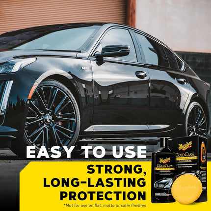 Meguiar's Gold Class Carnauba Plus Liquid Wax, 473 ml | Formulated to Enhance Colour Depth and Rich Gloss | Provides Durable UV Paint Protection | Leaves a Smooth Reflective Finish
