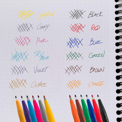 Pentel Arts Sign Pen Fiber-Tipped Pen, Sky Blue Ink, Box of 12 (S520-S)
