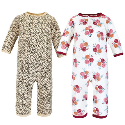 Grenouillère matelassée de qualité supérieure Hudson Baby unisexe pour bébé, coloris Rose Automne, 18-24 mois