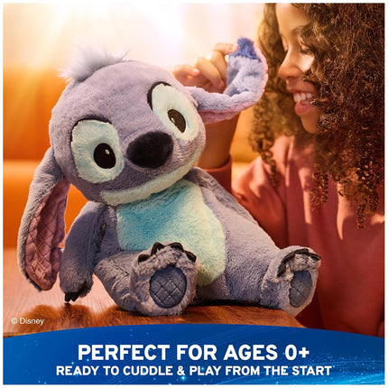 GUND Disney Official Oh So Snuggly Stitch 12.5-Inch Plush Toy, Ages 0+