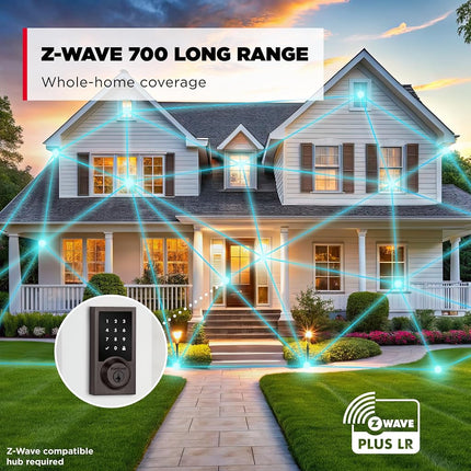 Kwikset 99180-010 HomeConnect 918 Contemporary in Venetian Bronze Electronic Deadbolt