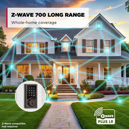 Kwikset 99180-010 HomeConnect 918 Contemporary in Venetian Bronze Electronic Deadbolt