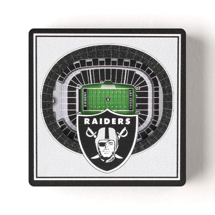 YouTheFan NFL Las Vegas Raiders 3D StadiumView Magnets - Allegiant Stadium