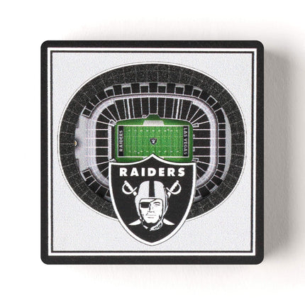 YouTheFan NFL Las Vegas Raiders 3D StadiumView Magnets - Allegiant Stadium