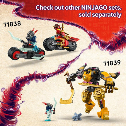 LEGO NINJAGO Rontu the Master Dragon Toy - Posable Dragon Figure with Stud Shooters - incl. Lloyd, Sora & Wyldfyre Minifigures - Gift for 7+ Year Old Boys - 71842