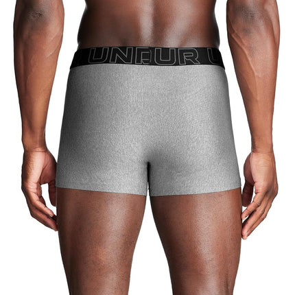 Under Armour Men's Multi-Pack Performance Tech Trunk, Boxer Brief with 3" Inseam, Ultra-Soft, Steel Heather, 5XL
