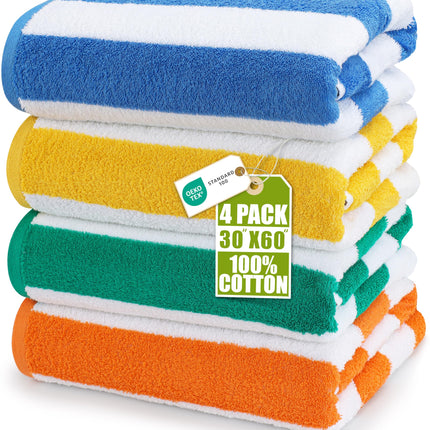 Utopia Towels Large Cabana Stripe Beach Towel (Var