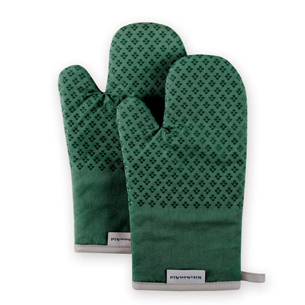 KitchenAid Asteroid Oven Mitt Set, 7"x12.5", Dark 