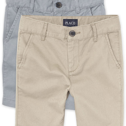 The Children's Place Boys' Chino Shorts, Pack of T
