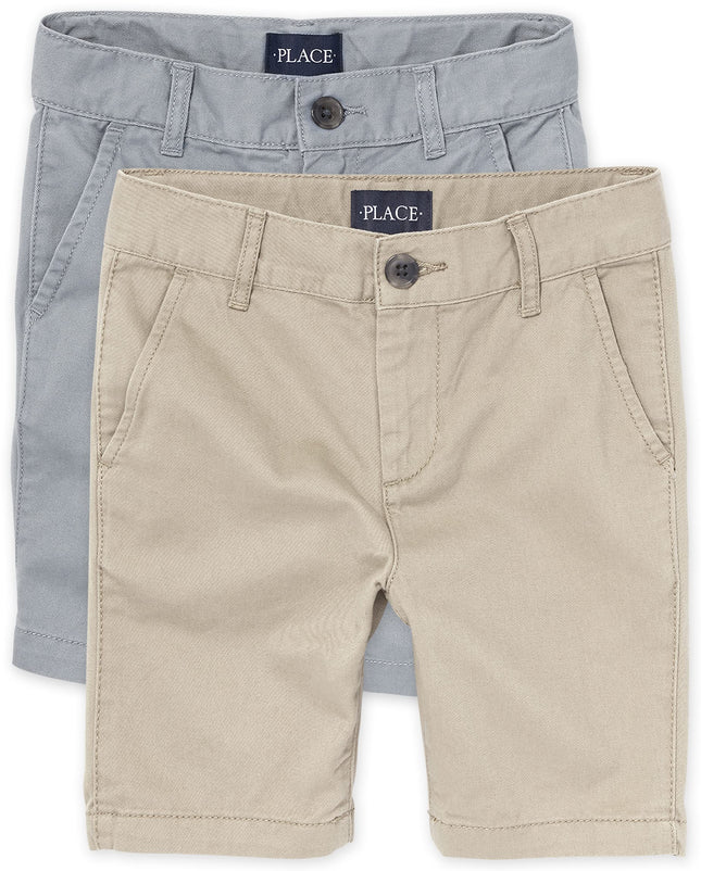 The Children's Place Boys Stretch Chino Shorts, Fi
