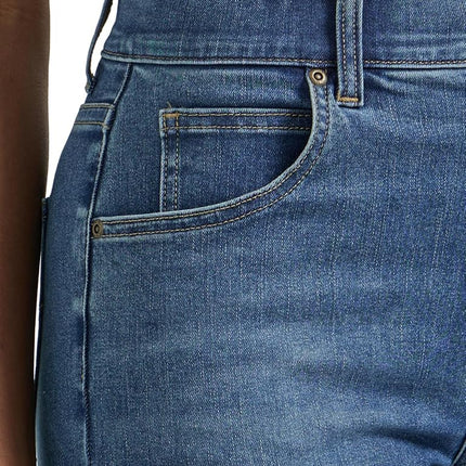 Lee Women's Ultra Lux Comfort with Flex Motion Skinny Leg Jean with Ever Fit, Blue Format, 12 Short