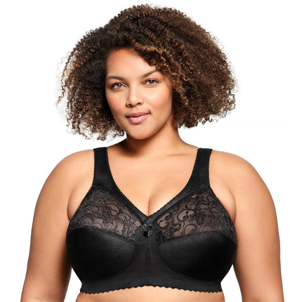 Glamorise MagicLift Original Support Wirefree Bra 1000 (Women's & Women's Plus) Black