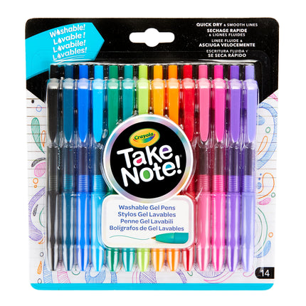 CRAYOLA Gel PENS 14/PKG, Assorted, Count (Pack of 