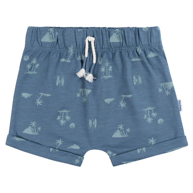 Gerber, Conjunto de camiseta y shorts para bebé niño, Surf, 18 meses
