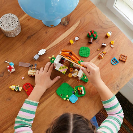 LEGO Animal Crossing Isabelle’s House Visit Set, Building Toy for 6+ Year Old Girls & Boys, Features 2 Character Minifigures from the Video Games incl. Fauna, Creative Kids' Toy for Gaming Fans 77049
