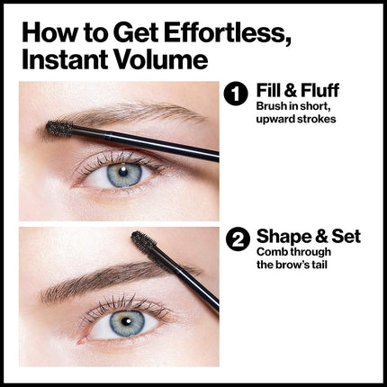 REVLON ColorStay Brow Fiber Filler Brow Gel Dark Brown