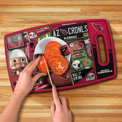 YouTheFan NFL Arizona Cardinals Retro Series Cutting Board