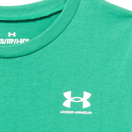 Under Armour Boy's Ua B Sportstyle Lc Ss T-Shirt, (305) Team Kelly Green / / White, XS