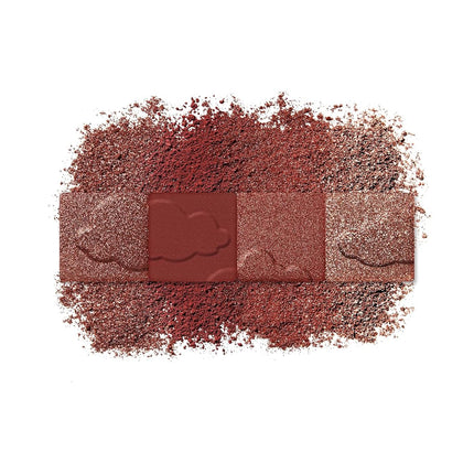 COVERGIRL - Clean Fresh Clean Colour Quad - Clean and vegan formula without talc, mineral oil, parabens and fragrance, highly pigmented eyeshadow palette - Candlelit Burgundy - 272