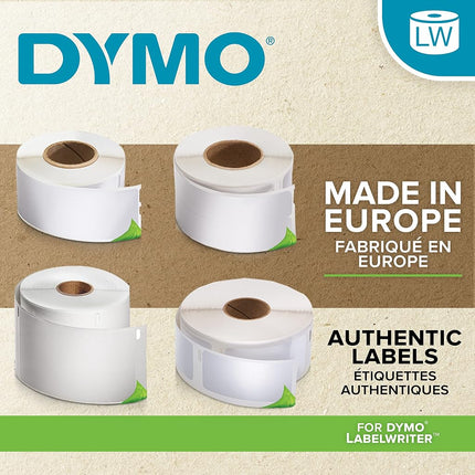 DYMO Authentic LabelWriter Small Multi-Purpose Labels | 19 mm x 51 mm | Self-Adhesive | Roll of 500 | Easy-Peel Labels | for LabelWriter Label Makers | Made in Europe