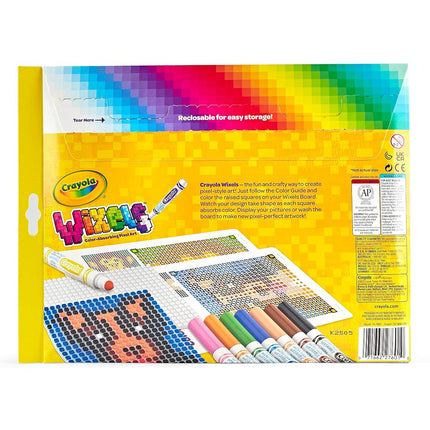 Crayola Wixels Animals Activity Kit, Pixel Art Coloring Set, Gift for Kids, Ages 6, 7, 8, 9
