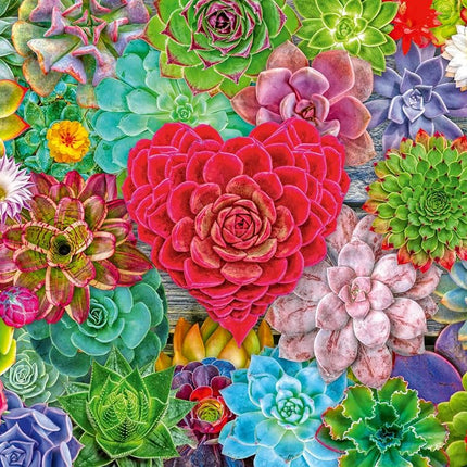 Ravensburger Succulent Love 500 Piece Jigsaw Puzzl