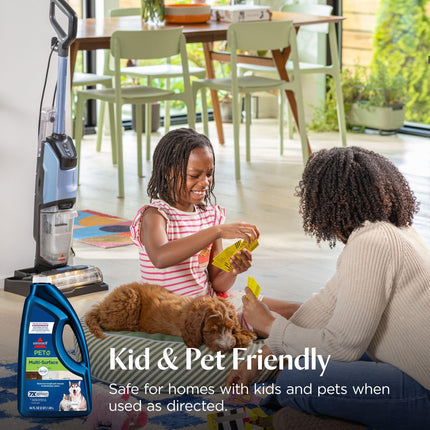 Fórmula BISSELL multisuperficie para mascotas con Febreze Freshness, 22951, 64 oz líq., úsese en suelos duros sellados y alfombras, elimina la suciedad difícil, Febreze Freshness