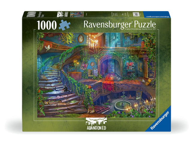 Ravensburger Abandoned Series: Hotel Vacancy 1000 Piece Jigsaw Puzzle for Adults - 12000486 - Handcrafted Tooling, Made in Germany, Every Piece Fits Together Perfectly