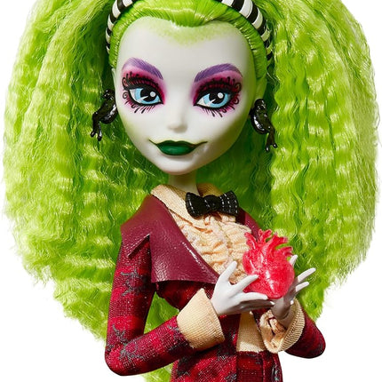 Monster High SKULLECTOR Beetlejuice Beetlejuice Doll 2 Pack Betelgeuse and Lydia Deetz Collectible Figures with Accessories and Display Packaging HYV96