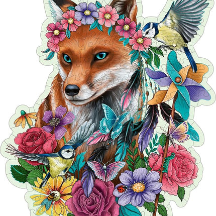 Ravensburger Children Puzzles Wooden Puzzles: Colorful Fox Ages 10+