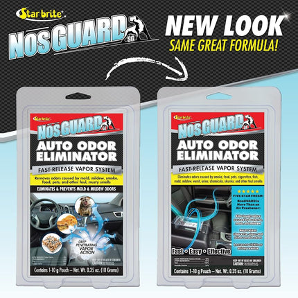 STAR BRITE NosGUARD SG Eliminador de olores para automóviles - Sistema de control de olores ClO2 para hacerlo usted mismo