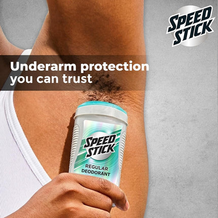 Speed Stick Men's Deodorant, Regular, 3 Ounce, 4 Pack