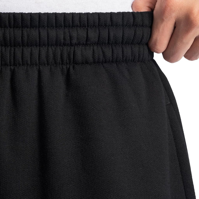 Fruit of the Loom Men's Eversoft Fleece-Jogginghose mit Taschen, Entspannte Passform, Feuchtigkeitsableitend, Atmungsaktiv, Konisch Zulaufende Sweathose Sweatpants, Black, M