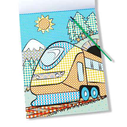 Melissa & Doug My First Paint with Water Coloring Book - Vehicles (24 Painting Pages) - FSC Certified