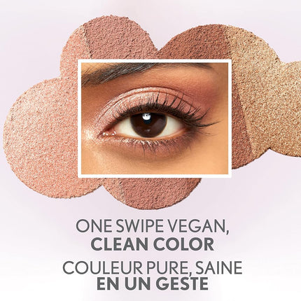 COVERGIRL - Clean Fresh Clean Colour Quad - Clean and vegan formula without talc, mineral oil, parabens and fragrance, highly pigmented eyeshadow palette - Candlelit Burgundy - 272