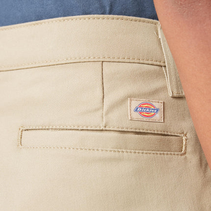 Dickies Women's Super Flex Twill Pant-Straight, Desert Sand, 40