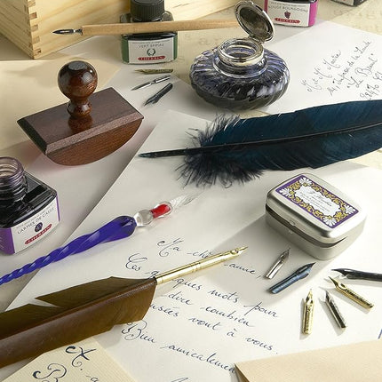Brause 29B - Writing nibs for nib/ pen holders - Box of 50 index nibs - Ecriture- Made in Germany - Calligraphy - Drawing - Writing - Creative - gift set