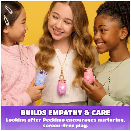 Peekimo Pink Interactive Pet and Wearable Accessory, Over 100 Reactions